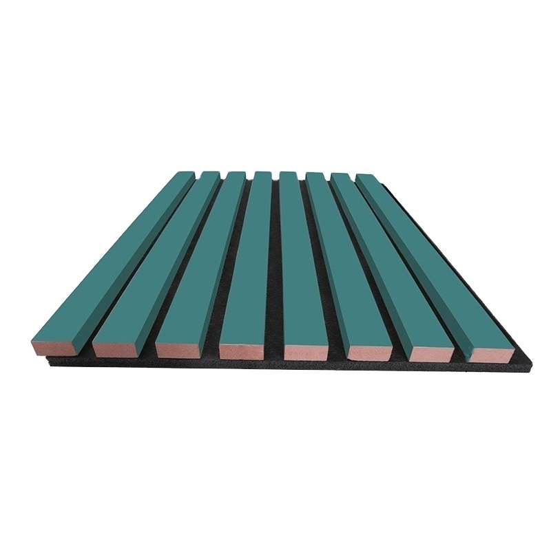 Colorful Polyester Veneer Oak Wooden Slat Acoustic Panel for Distributors acoustic wooden polyester fiber pet felt