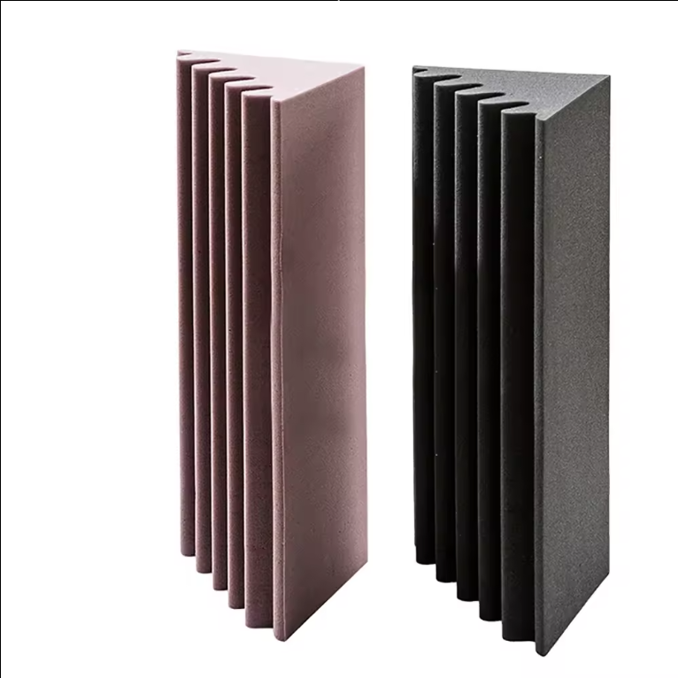 Acoustic Foam Bass Trap Studio Foam Soundproof Padding Wall Panels Corner Block Finish for Studios Home and Theater KTV