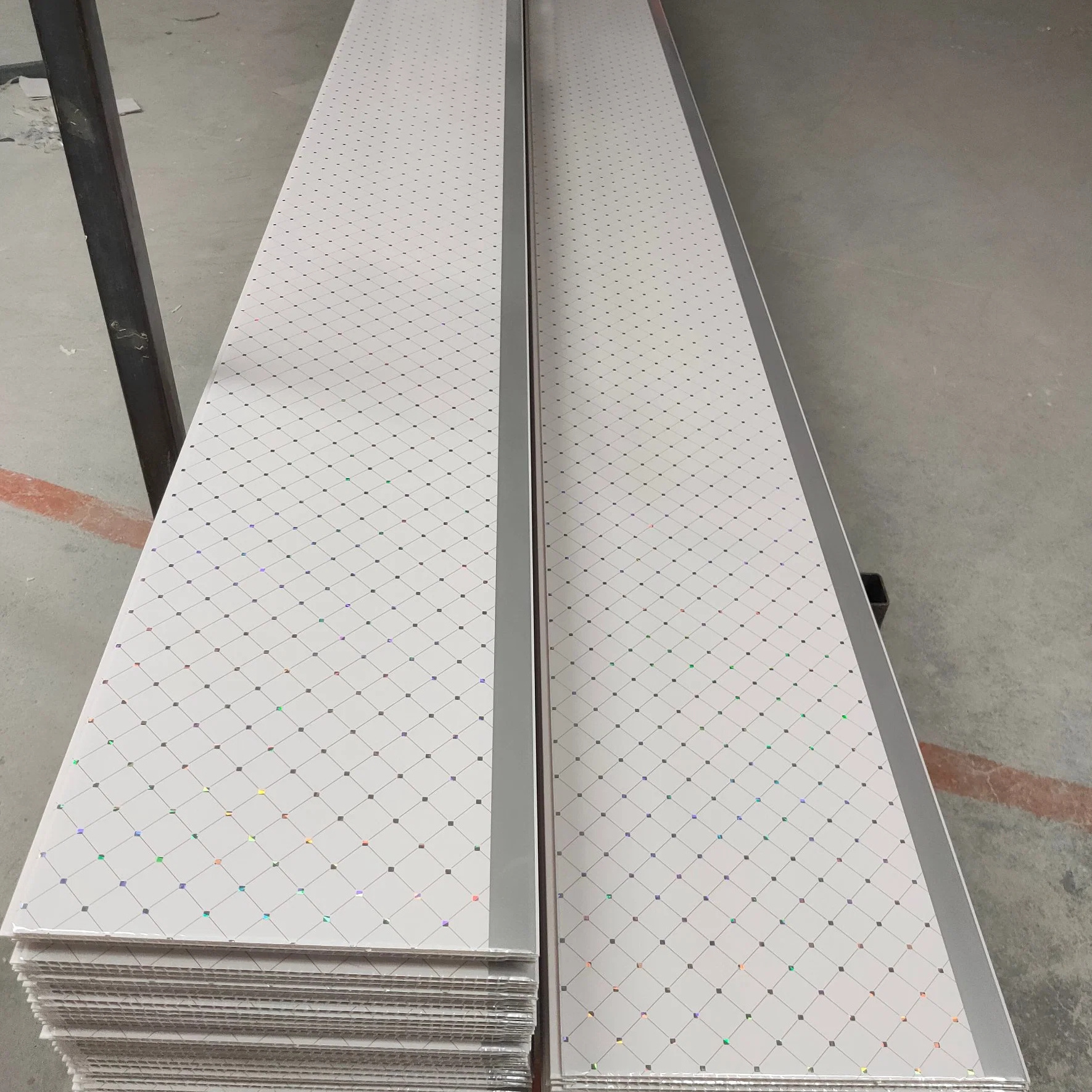 25*7mm pvc ceiling  tiles suspended panels waterproof bathroom PVC panel PVC wall panel cladding sheet