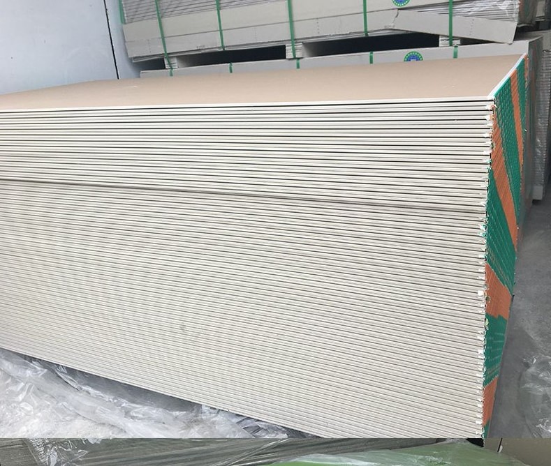 Fireproof Gypsum Board For Partition Wall / Ceiling gypsum board price for Canada market ASTM 1178M certificate