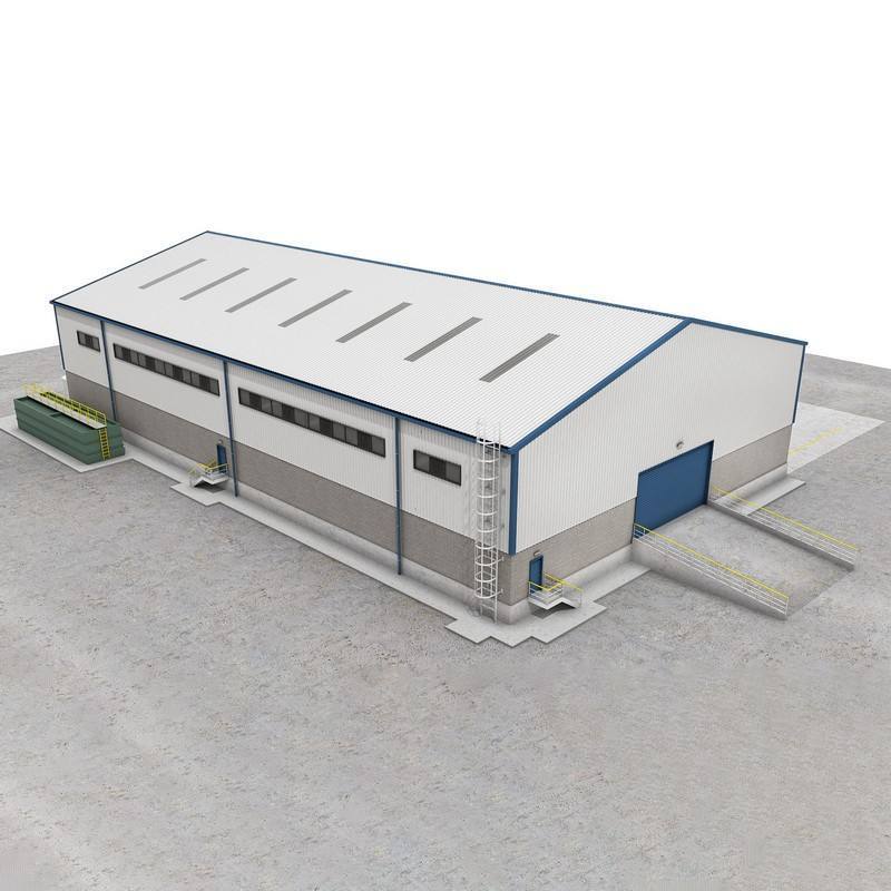 Industrial Building Construction Prefabricated Light Steel Structure Warehouse Metal Prefab Workshop