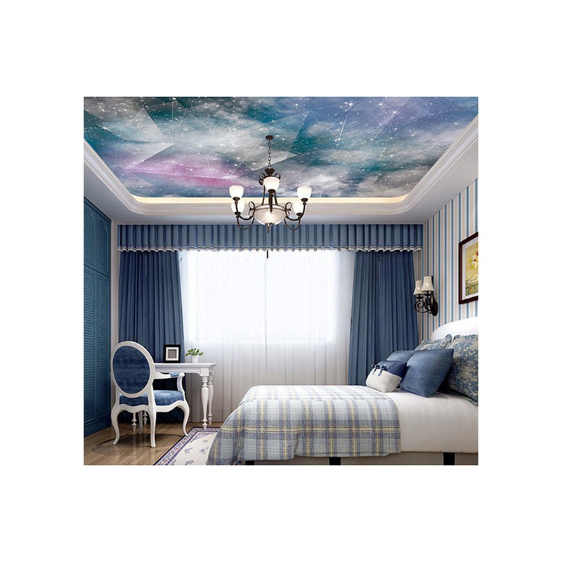 European Style Waterproof home decoration ceiling for wall paper 3D wallpaper mural custom size