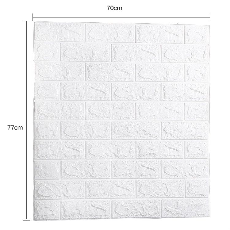 soundproof 77*70cm 3d brick wallpaper thicken pe xpe foam  wall sticker internal decorative wall panel