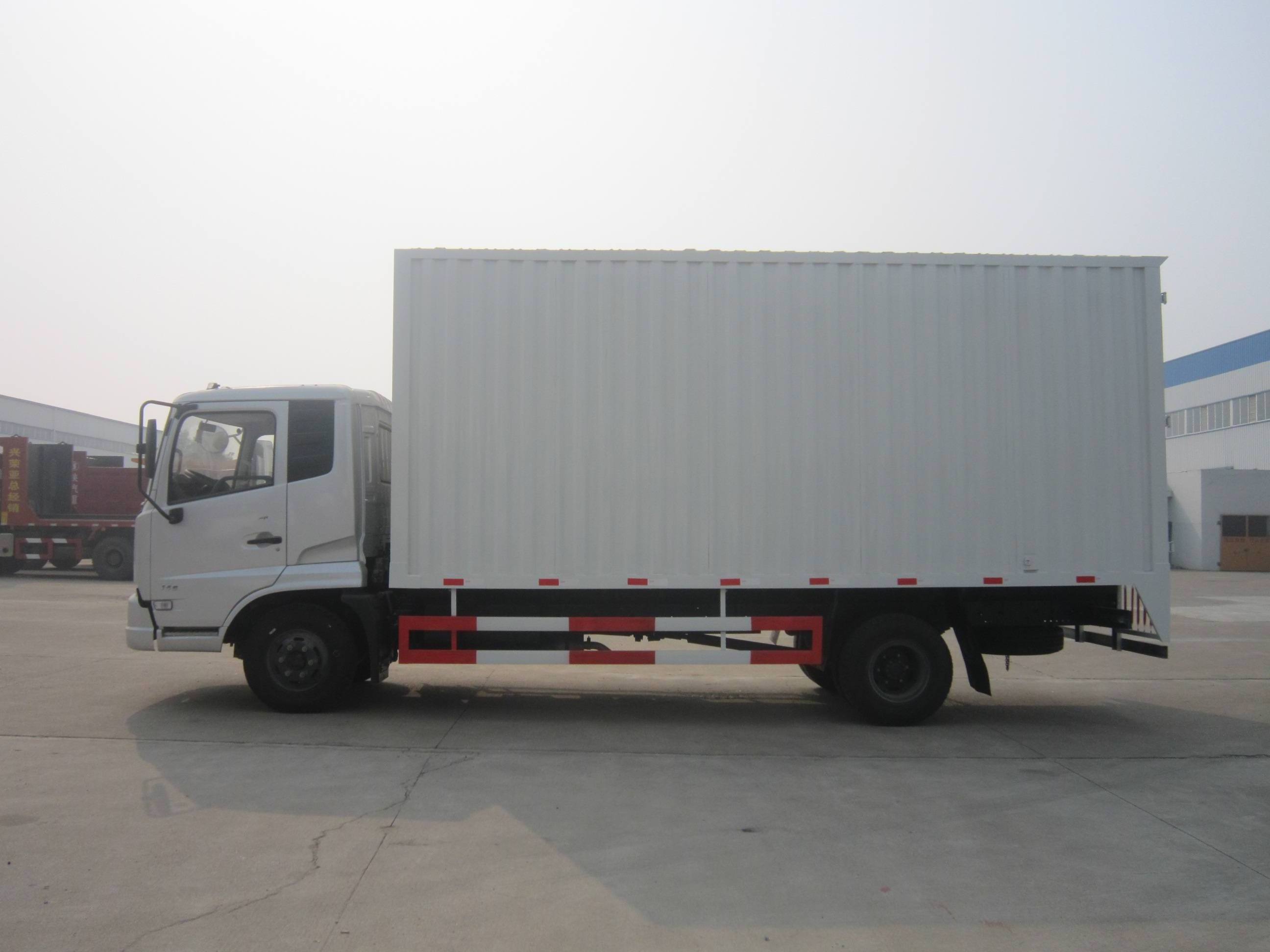 6 Wheels 15 Tons Cargo Box Van Truck For Special Goods Transport And Delivery Dongfeng Brand In Stock With Low Price