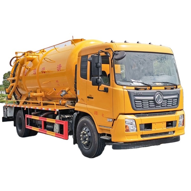 Factory Direct Sell Dongfeng Eq1063 4000l Suction Sewage Truck Septic Tank Vacuum Sewage Suction Truck