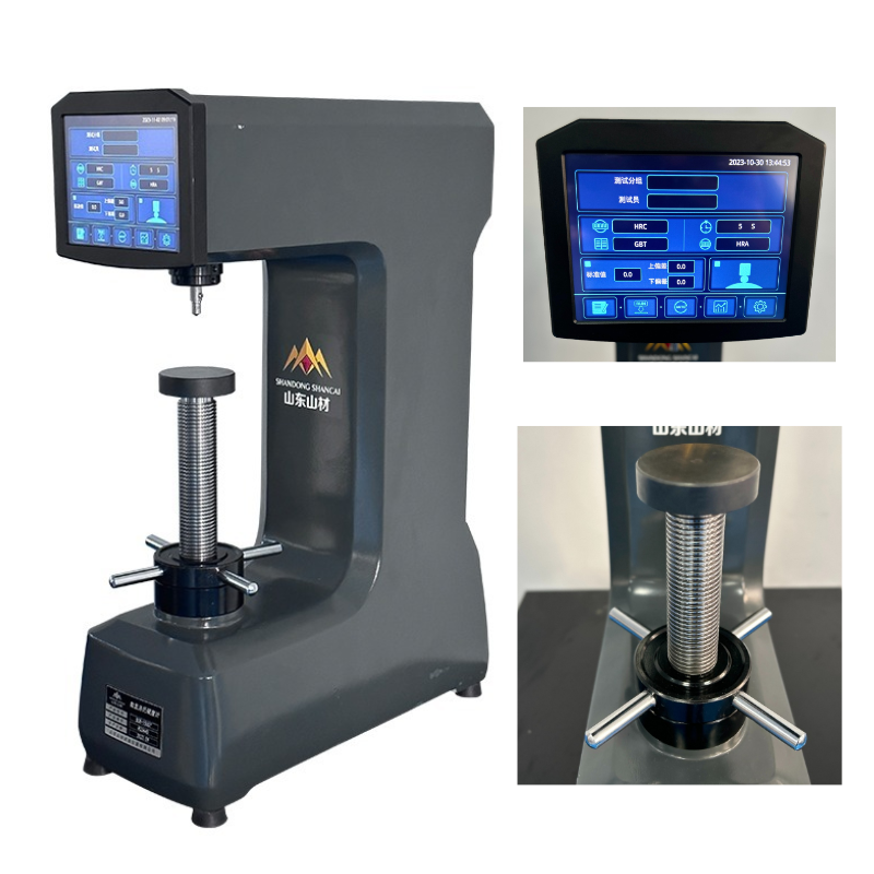 Laihua Touch Screen Digital Hardness Tester HRS HRM HRL Plastics Rockwell Hardness Testing machine