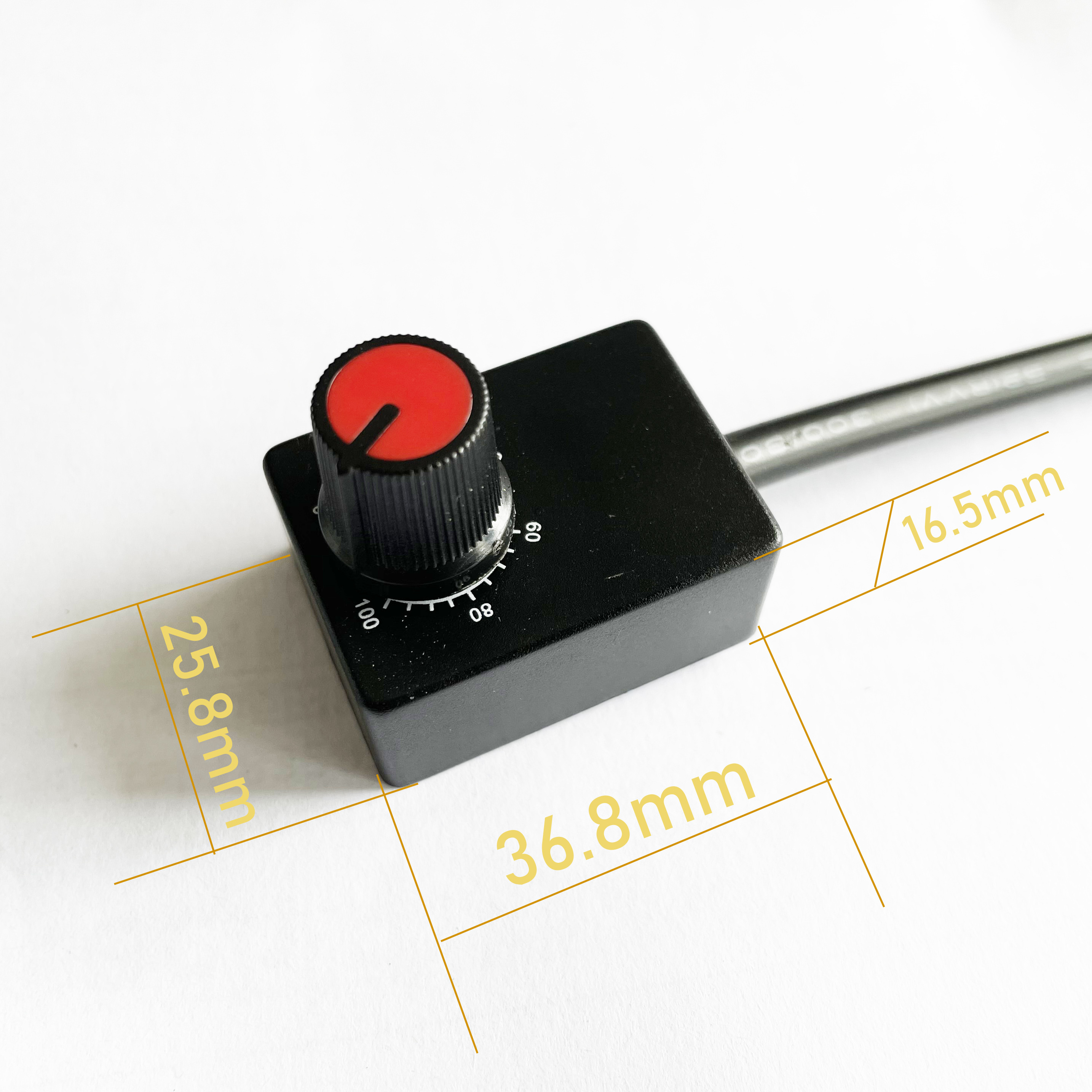 Mini Ultra-small Knob Passive 0-10V Dimmer Electronic Potentiometer for 0/1-10V Dimmable LED Grow Light Driver