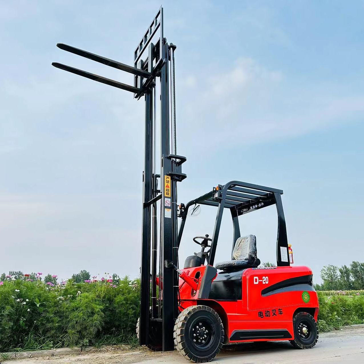 2024 new mini forklift electric truck 1ton 1.5 ton  2ton 3ton3.5 ton 4 wheel lithium battery electric forklift for sale