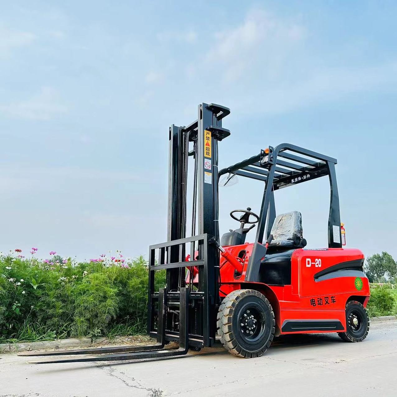 2024 new mini forklift electric truck 1ton 1.5 ton  2ton 3ton3.5 ton 4 wheel lithium battery electric forklift for sale