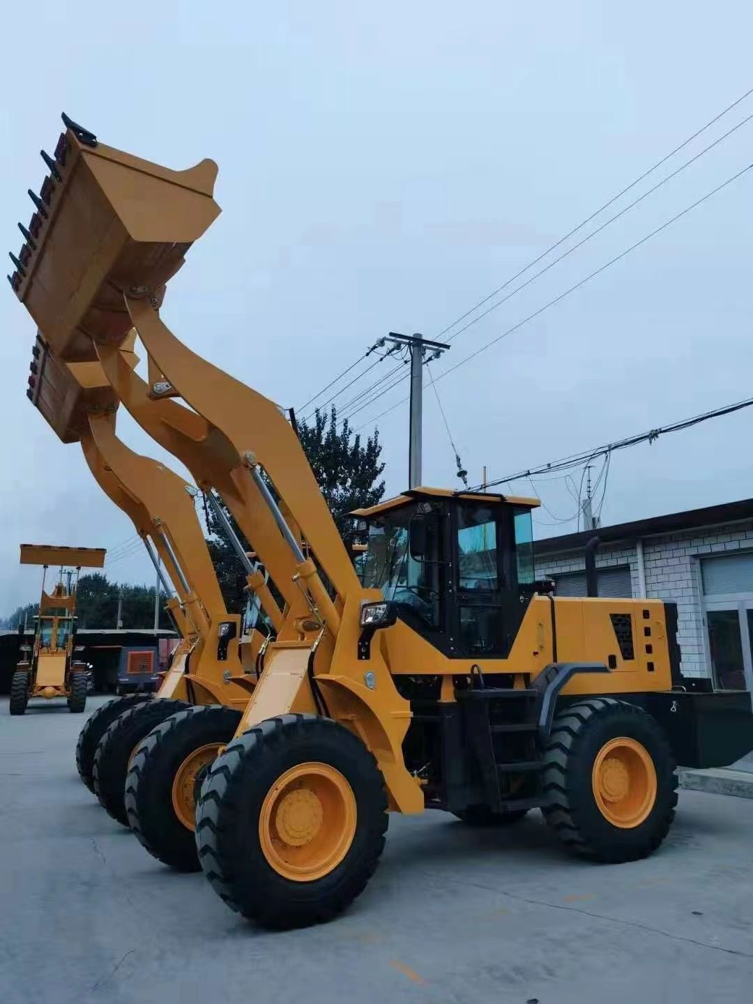 Euro 5 EPA 0.6 Ton 0.8 Ton 1 Ton Mini Wheel Loader With Snow Plow