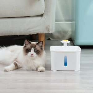 2.5L Automatic Drinking Fountain Pet Cat Water Fountain with LED Electric USB Dog Cat Pet Mute Drinker Feeder Bowl Pet