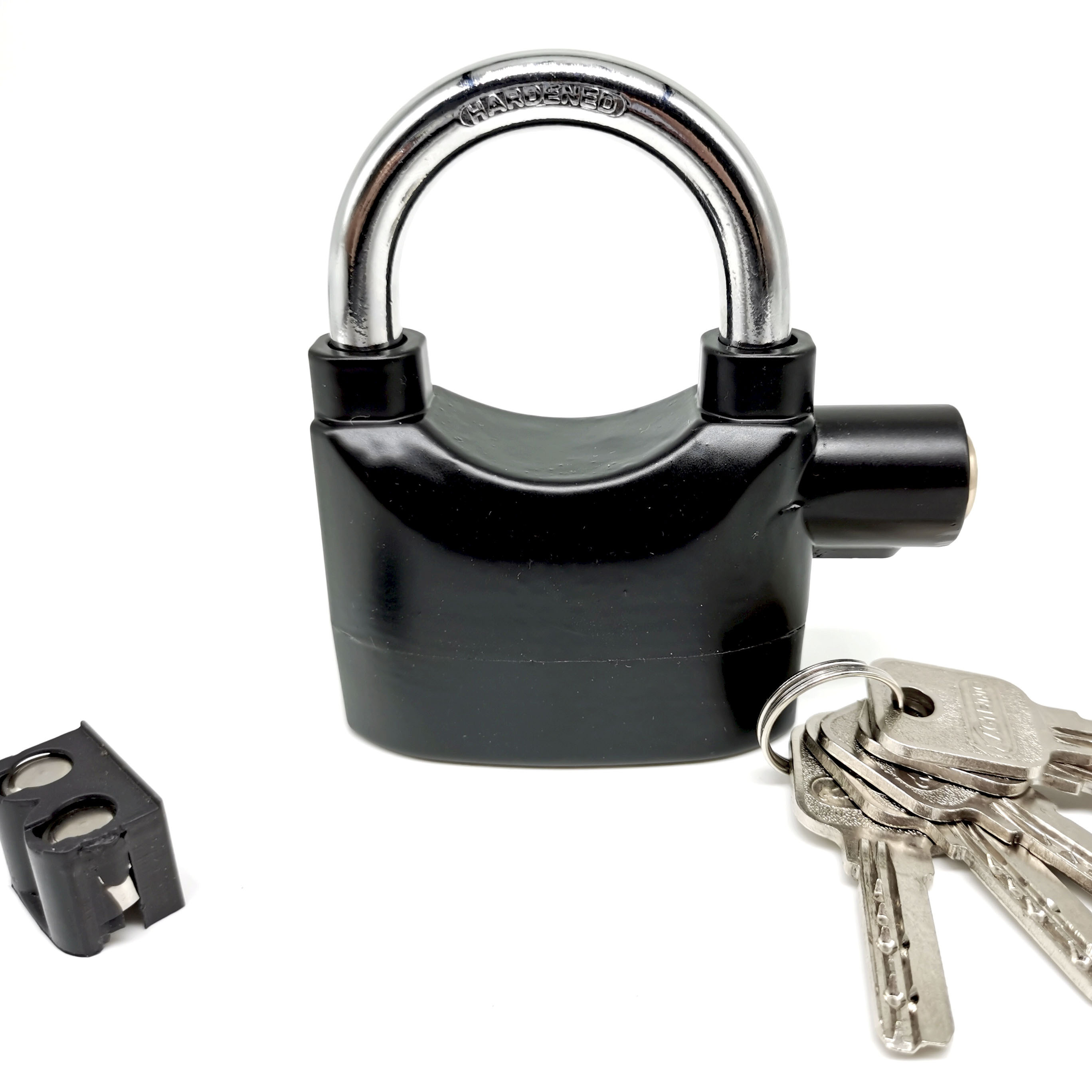 Anti-theft Security Heavy Duty ZINC ALLOY  Alarm waterproof Padlock With 3 key lock