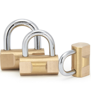 Hot selling real factory hammer brass security padlock