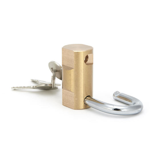 Hot selling real factory hammer brass security padlock