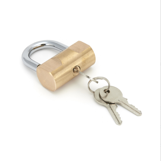 Hot selling real factory hammer brass security padlock