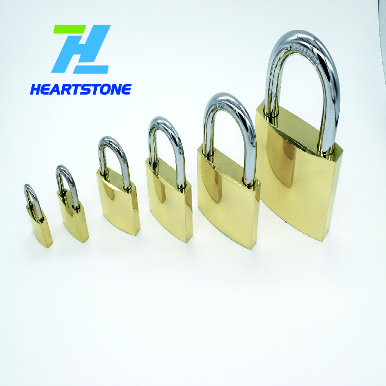 Custom Candado Lock Top Security copper Padlock Keyed Alike Different brass padlock in stock