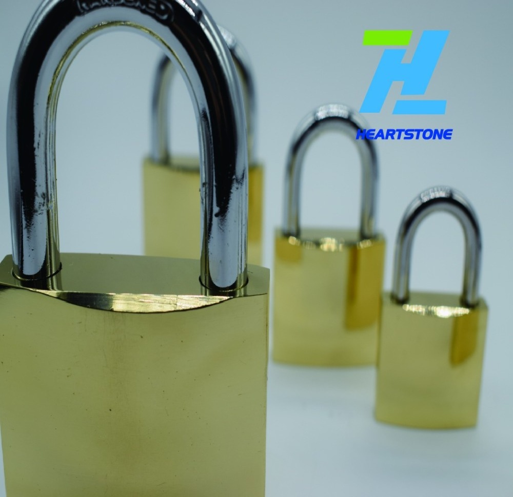 Custom Candado Lock Top Security copper Padlock Keyed Alike Different brass padlock in stock