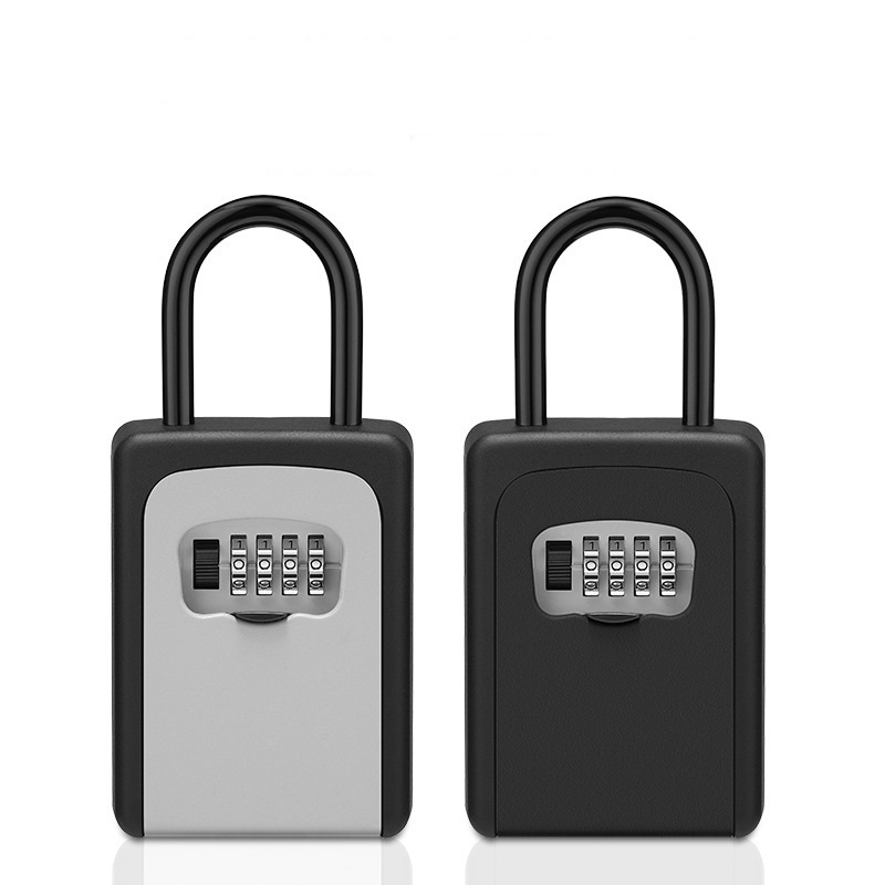 Aluminum alloy wall-mounted cipher key box decoration cipher lock can replace cross-border key storage cipher lock box