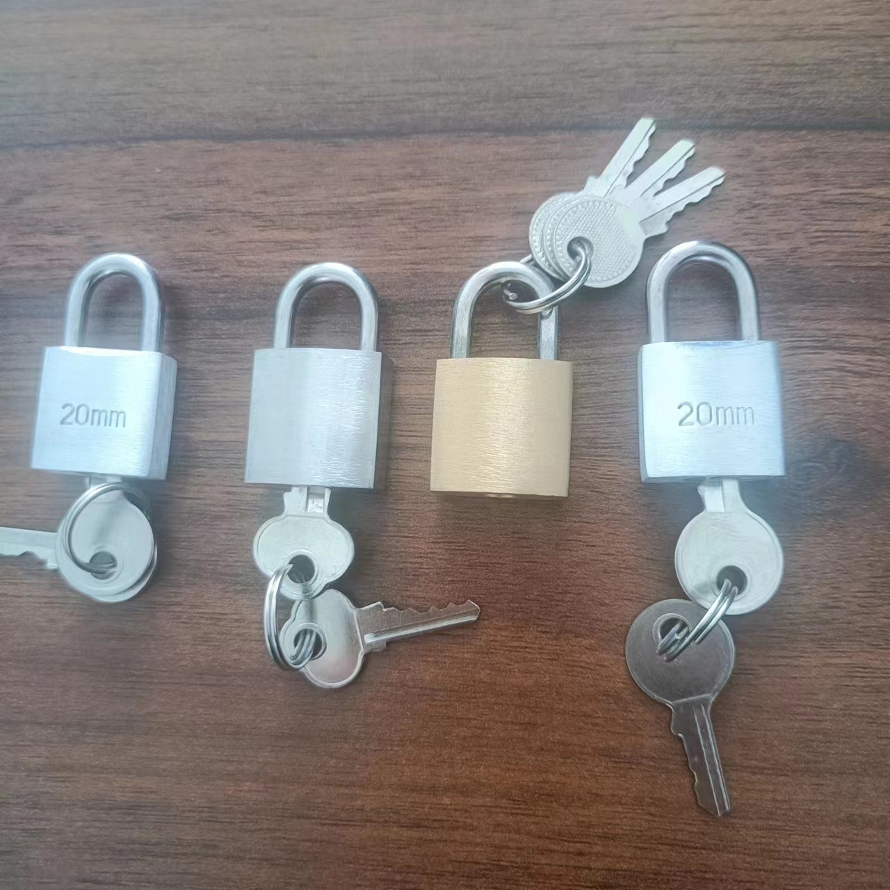 Stainless Steel small 20mm brass cylinder ready stock padlock