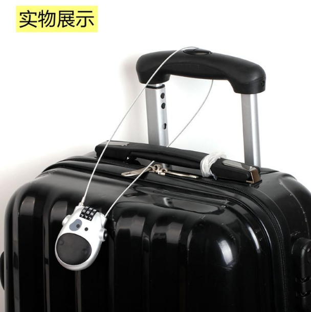 Helmet Lock Motorcycle Electric Vehicle Helmet Anti-theft Lock Baby Carriage Anti-theft Wire Lock Wardrobe Luggage Combination