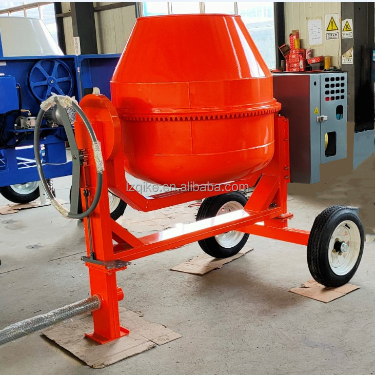 Electric Portable Cement Mixer 9 Cu Ft  Concrete Mixer Wheelbarrow Machine, Mixing Mortar Stucco Seeds