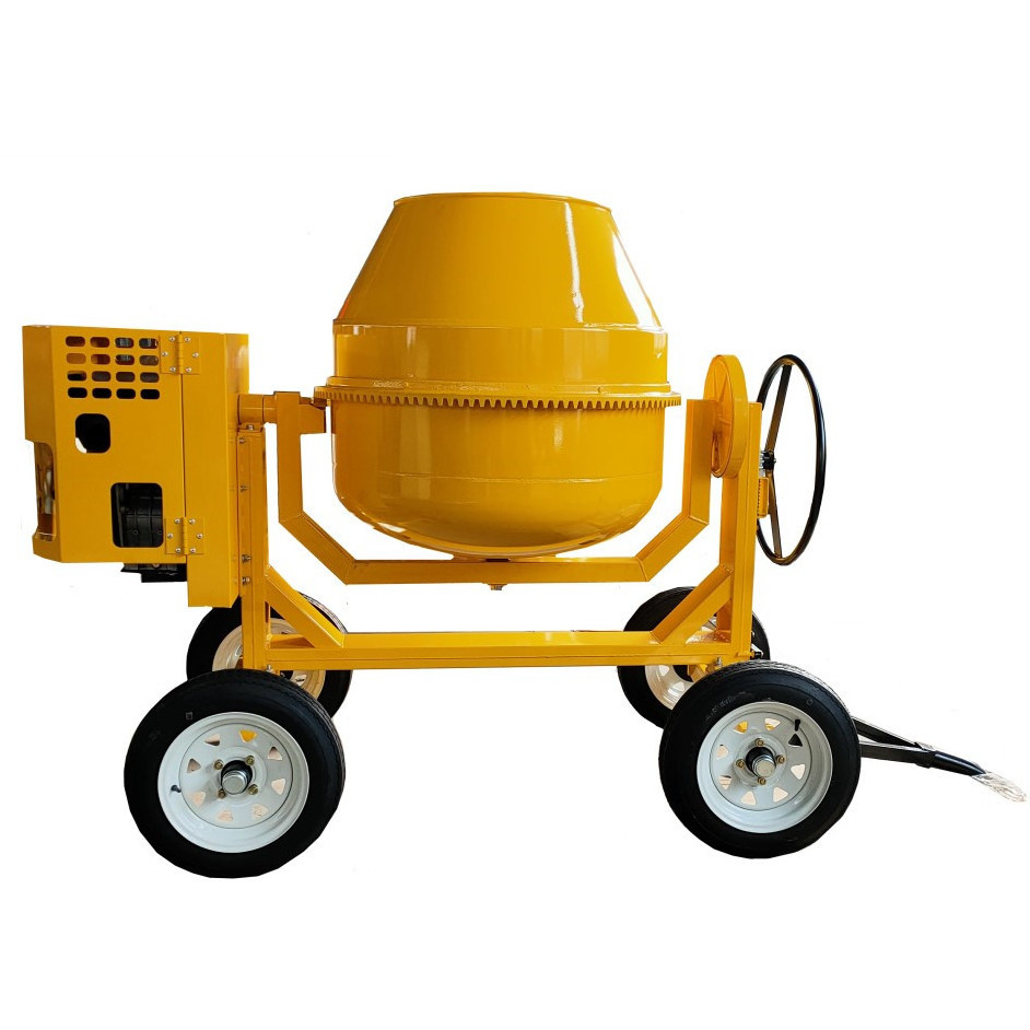 Diesel gasoline electric motor portable concrete mixer China, 2 yard concrete mixers  for sale in Jamaica