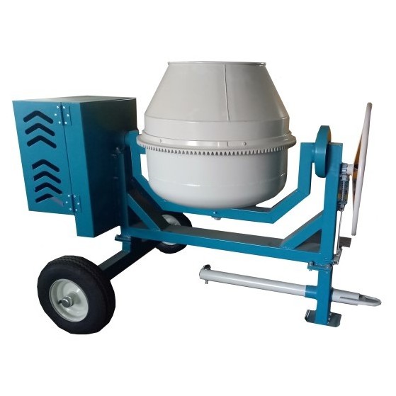 Electric Portable Cement Mixer 9 Cu Ft  Concrete Mixer Wheelbarrow Machine, Mixing Mortar Stucco Seeds