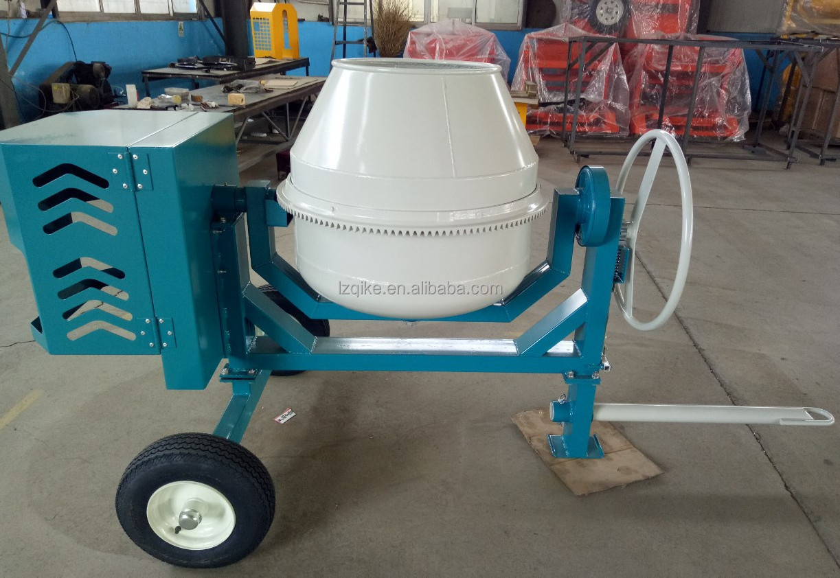 Electric Portable Cement Mixer 9 Cu Ft  Concrete Mixer Wheelbarrow Machine, Mixing Mortar Stucco Seeds