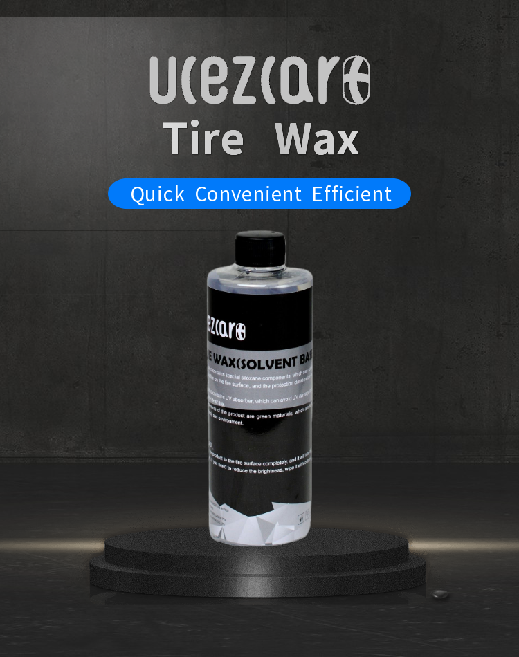 2023 HOT UCEZCAR+ 500ml  tire wax liquid sprayable water based chemical shining spray for sale