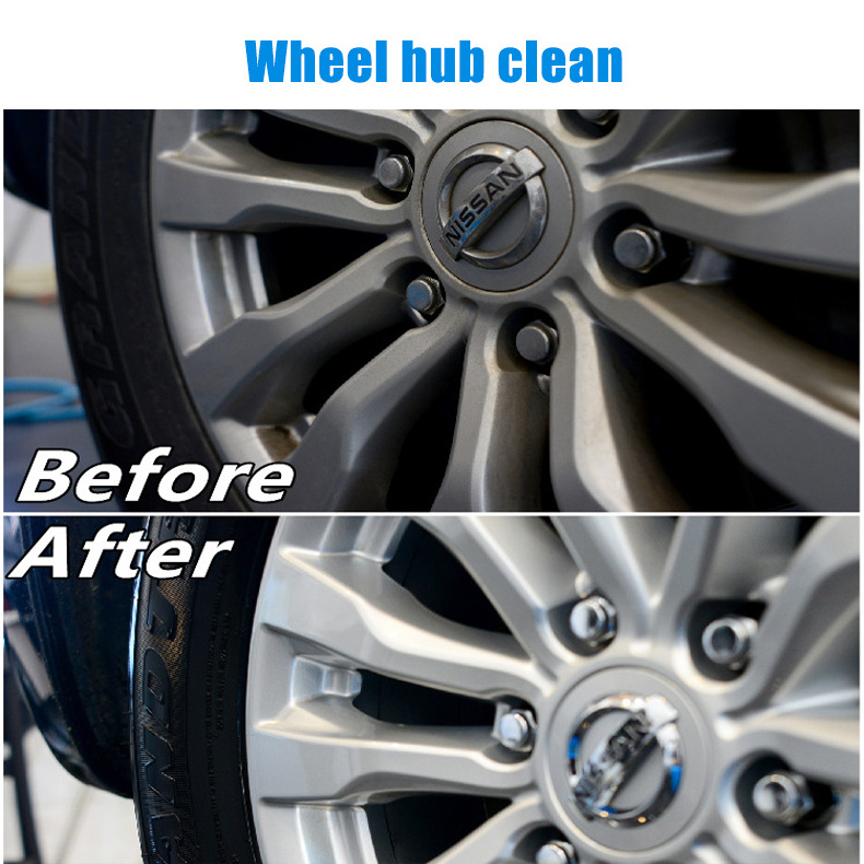 Wholesale limpieza de rines UCEZCAR+ 500ml car rim cleaning products acid rim cleaner aluminum wheel cleaner