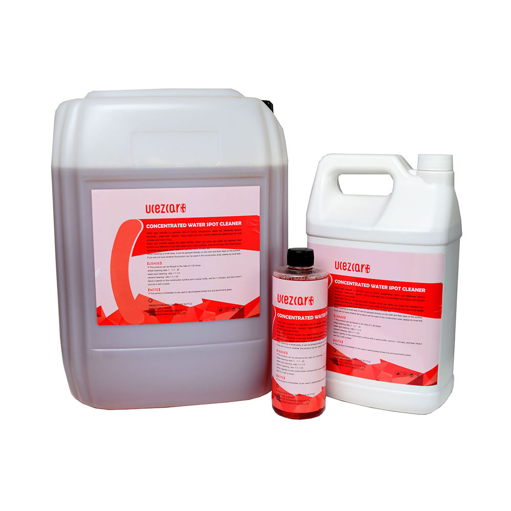 Factory direct sales 1 gallon dark orange liquid super concentrated water spot remover