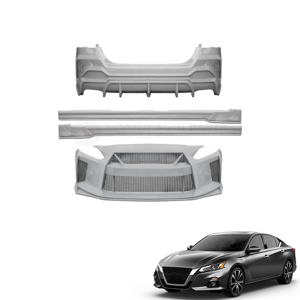 Nissan Altima/teana Gypsophi VW GOLF 8 GTI 5sets GTR Body Kit Front Bumper Black and Silver for Nissan PRIMER ALTIMA Sentra 2020