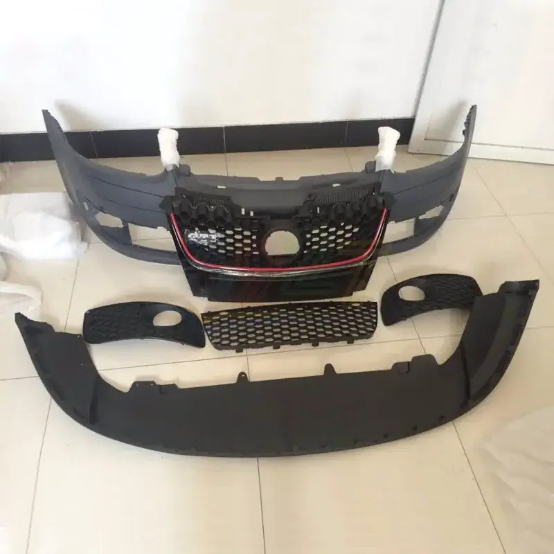 Auto Car Front Bumper Assembly for VW Golf 5/MK5 GTI 5 Sets Evo X Front Bumper 350z Nismo Front Bumper german auto parts