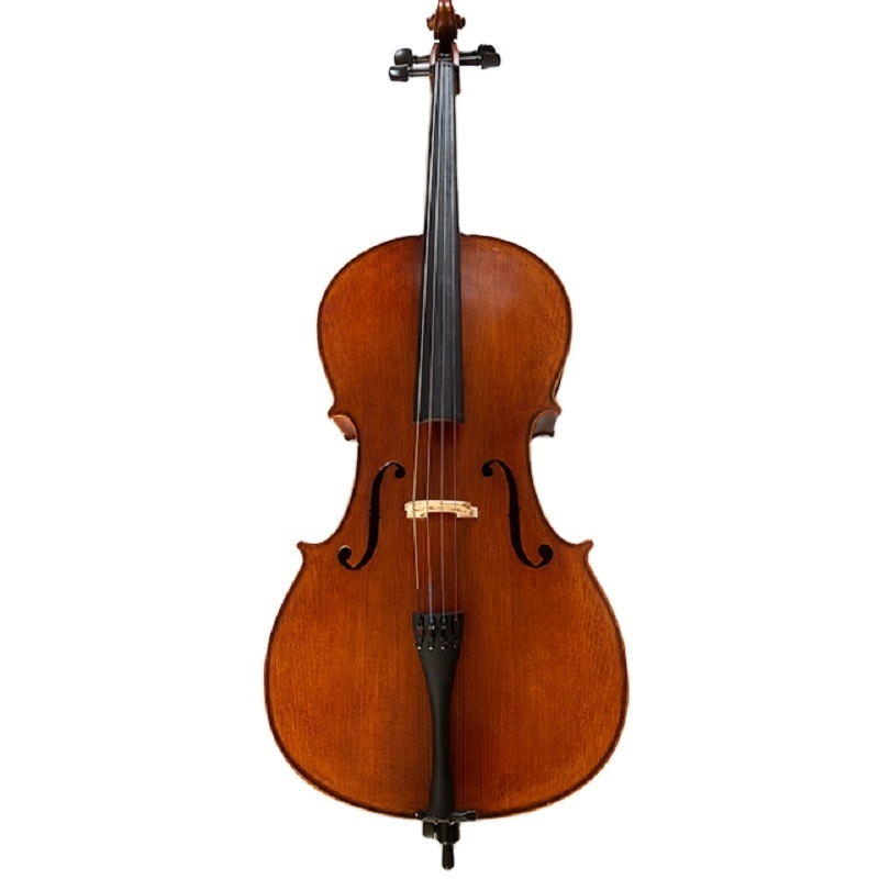 Hot Sale Support customized ebony 4/4-1/10 Professional Cello 4/4 with spraying shiny