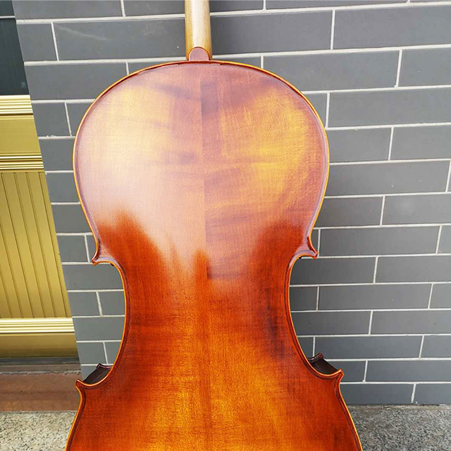 Hot Sale Support customized ebony 4/4-1/10 Professional Cello 4/4 with spraying shiny