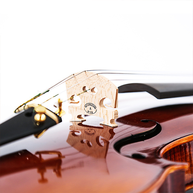 Factory Sale Various Oil Varnish Universal Spruce 4/4 Full Size Solid Wood High Quality Violin with Setting Up