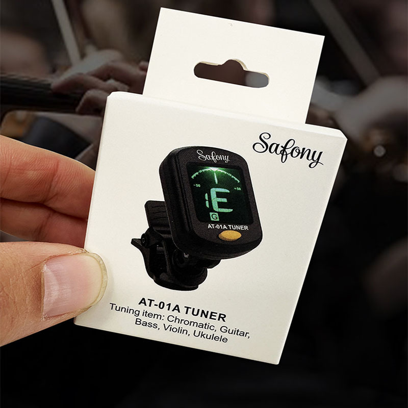 Guitar Tuner Clip-On Tuner Digital ElectronicTuner wit h LCD Display for Guitar Bass Violin OEM