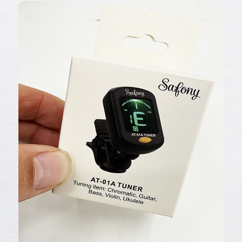 Guitar Tuner Clip-On Tuner Digital ElectronicTuner wit h LCD Display for Guitar Bass Violin OEM