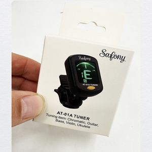 Guitar Tuner Clip-On Tuner Digital ElectronicTuner wit h LCD Display for Guitar Bass Violin OEM