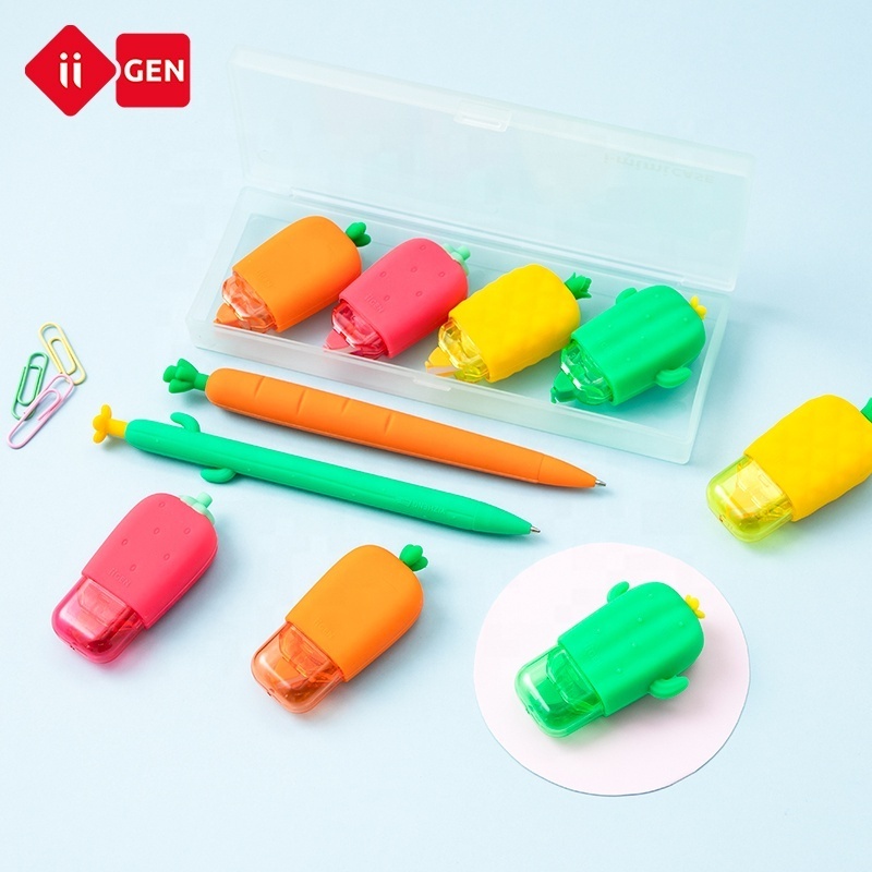 IIGEN creative cartoon fruit and vegetable correction tape stationery for students kawail correction tape