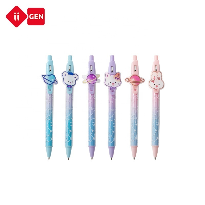 IIGEN creative cartoon gel pen 0.5mm school supplier kawaii neutral pen press the gel  pen stationery manufacturer