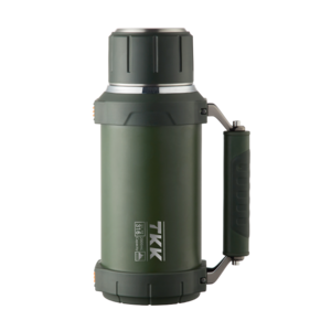 Classic Insulated Thermos Water Bottle Flask With Cup Stainless Steel Double Walled Vacuum Bottle 64 OZ 2L For Outdoor Camping