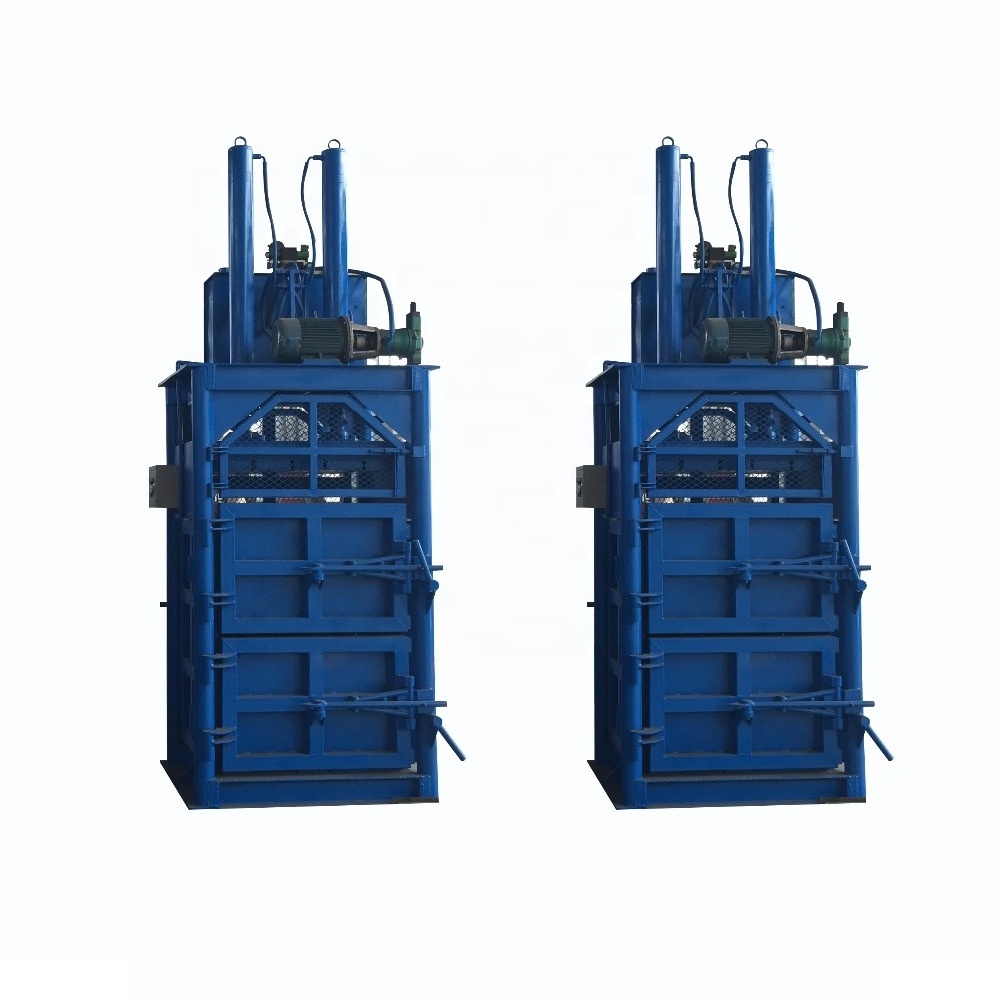 PET bottle baling press machine horizontal vertical hydraulic baler baling machine