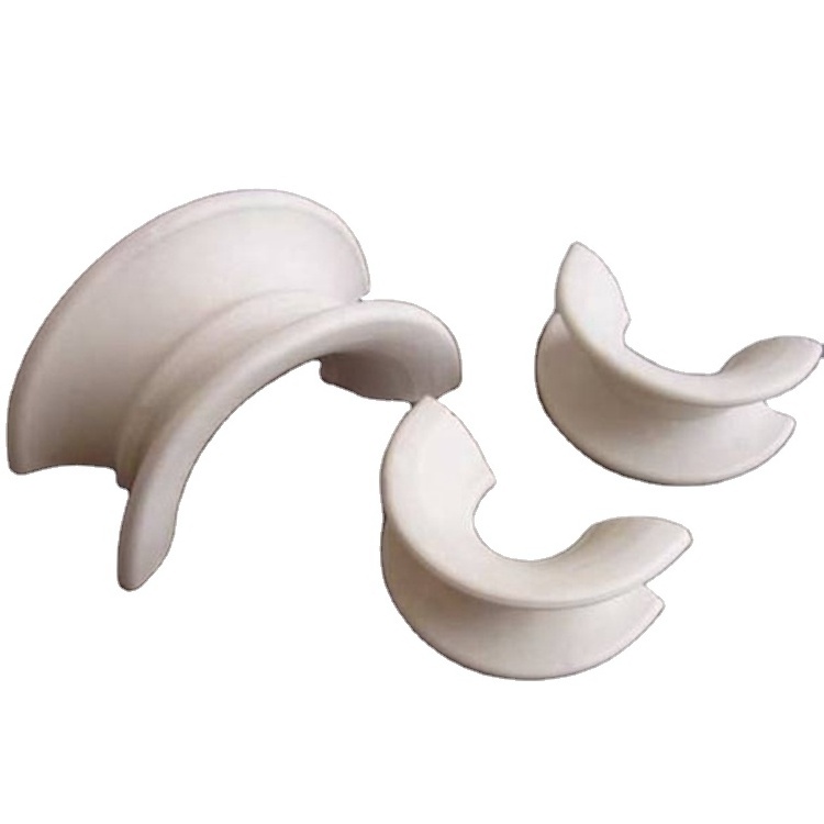 High Temperature Resistance Porcelain Saddle Random Packing Ceramic Intalox Saddle Ring For Drying Columns