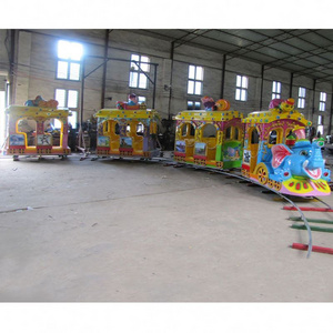 Factory Price Amusement Park Mickey barrel train 12 seats |Outdoor Theme Park Kids Ride amusement equipment For Sale