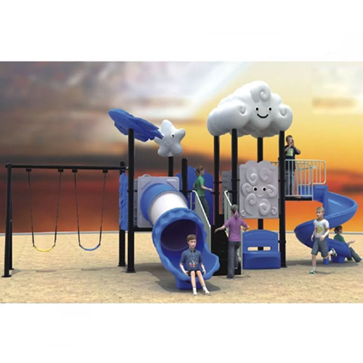 Slide and swing set playground functional swing park used kids swing set for sale