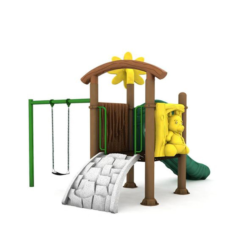 Park Playgrounds Kids Plastic Play Steel Garden Outdoor Swing Child Swing