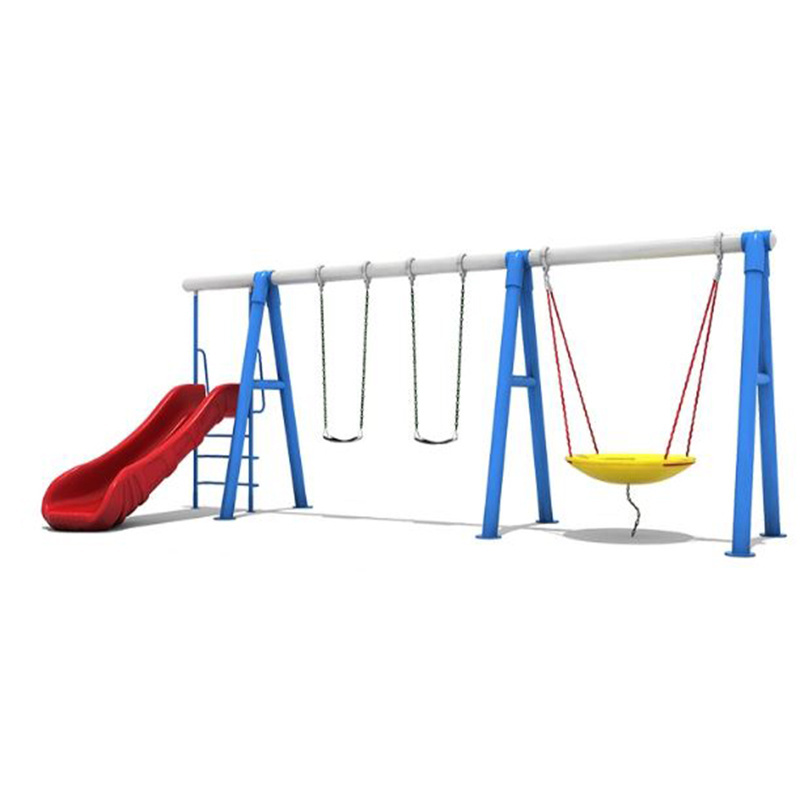 Park Playgrounds Kids Plastic Play Steel Garden Outdoor Swing Child Swing