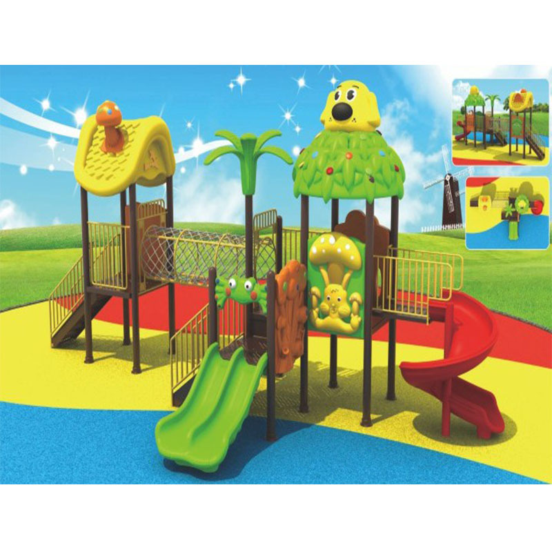 Kindergarten, shopping center, indoor slide, children's swing basketball frame combination slide