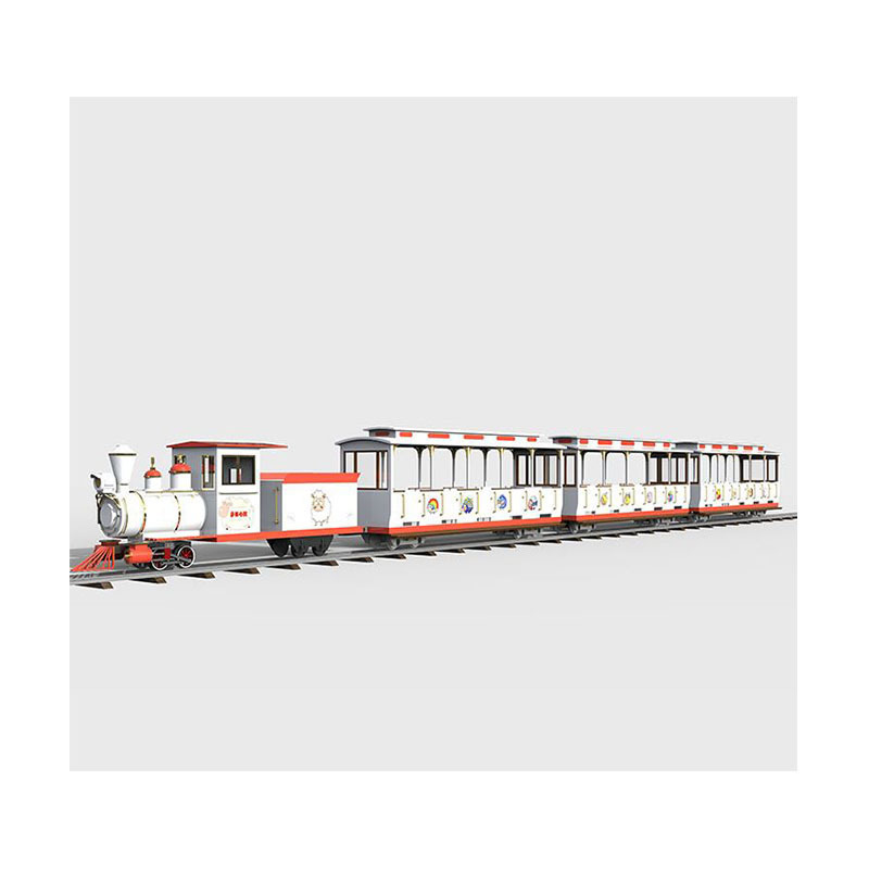 High Quality Luxury Kiddies Park Rides Track Electric Train for Amusement Park